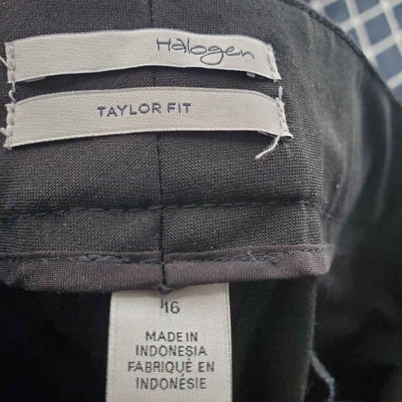HALOGEN Size 16 Taylor Fit Pleated Dress Pants With Pockets (L059) - Picture 4 of 5